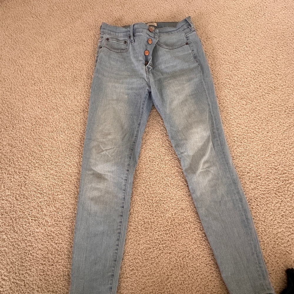 Jeans toothpick skinny 9inch high rise